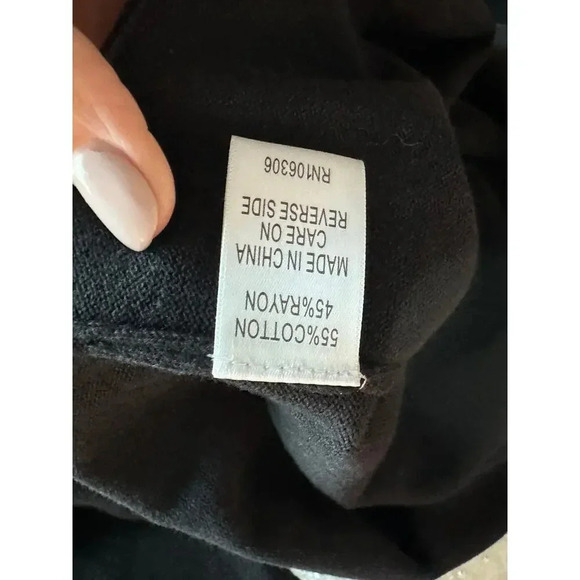 Vintage Berek Black Santa Embellished Sequins Ugly Christmas Sweater Size M - Picture 6 of 6